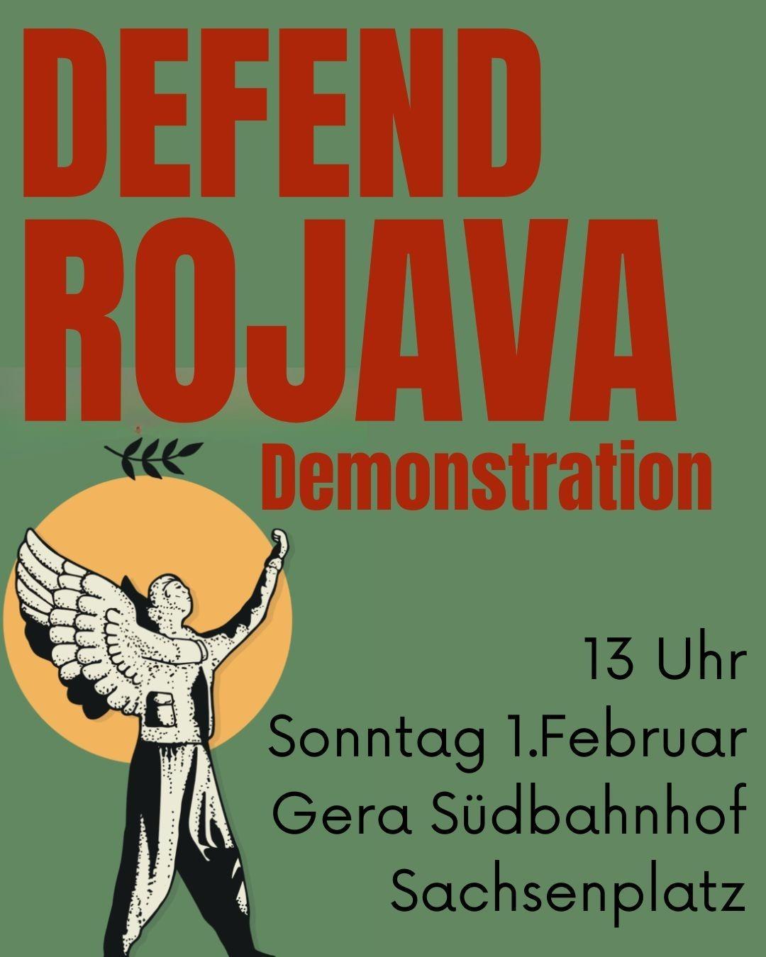Aufruf: DEFEND ROJAVA – Gera, 01. Februar